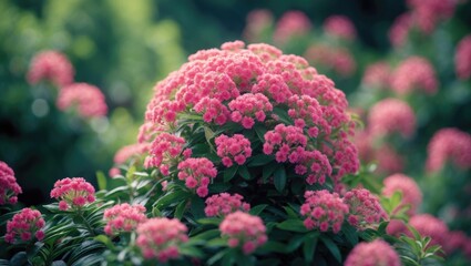Chinese Ixora is a tropical shrub that produces beautiful clusters of small flowers. Ideal for hedges or containers, its vibrant colors enhance a captivating garden presentation.