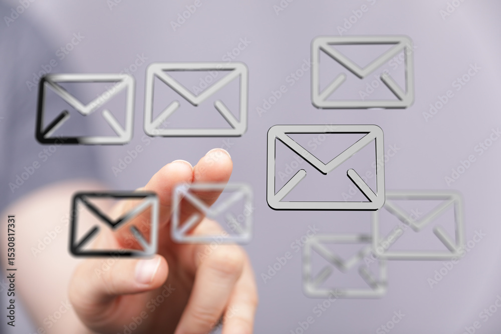 Aufkleber Efficiently handle your inbox with intuitive email management.  Streamline workflow, boost productivity.
