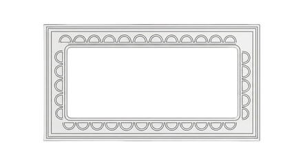 Isolated Decorative Frame