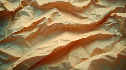 Exploring old paper texture wrinkled chaos in standard format for artistic projects