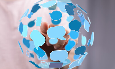Seamless communication.  Connect, share, and engage globally.  Visualizing ideas.