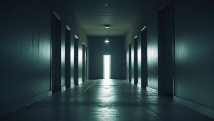Naklejka premium Dark corridor