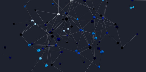 Modern abstract background with network connection.  Ideal for technology, data, and connectivity...