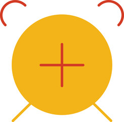 Fototapeta premium Alarm Plus In Fill Icon
