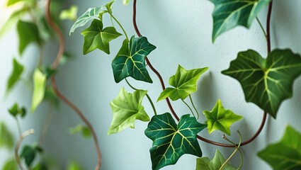 Common Ivy, Hedera helix species and its characteristics.
