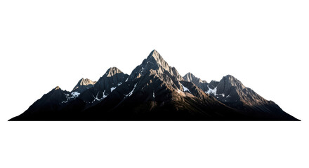 Isolated Mountain Range