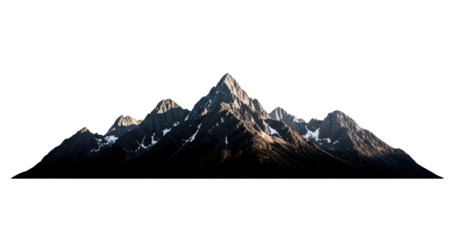 Isolated Mountain Range