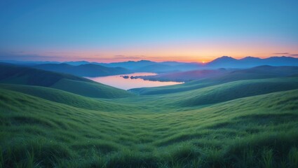 Fresh blue morning air with crispness and clarity.