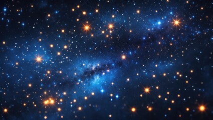 Obraz premium Cosmos background featuring luminous stars.