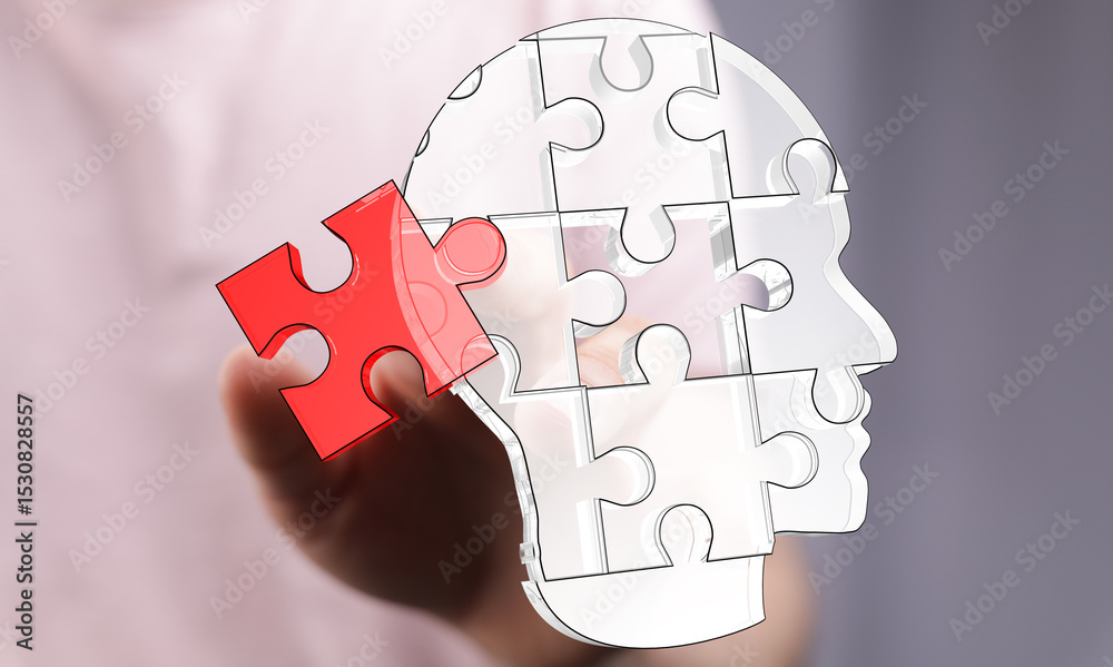Poster Unlocking potential, understanding cognition. Explore brain function and problem-solving.