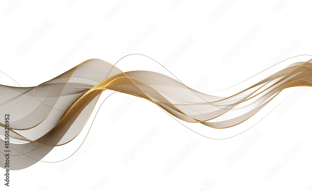 Poster abstract shiny color gold wave design element. merry christmas and happy new year background. bg for