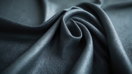 Dark knitted texture background featuring black striped knitted fabric.