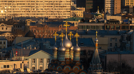 The Church of St. Gregory of Neo-Caesarea on Polyanka Street in the center of the Russian capital.