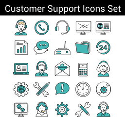 Custome support Icons