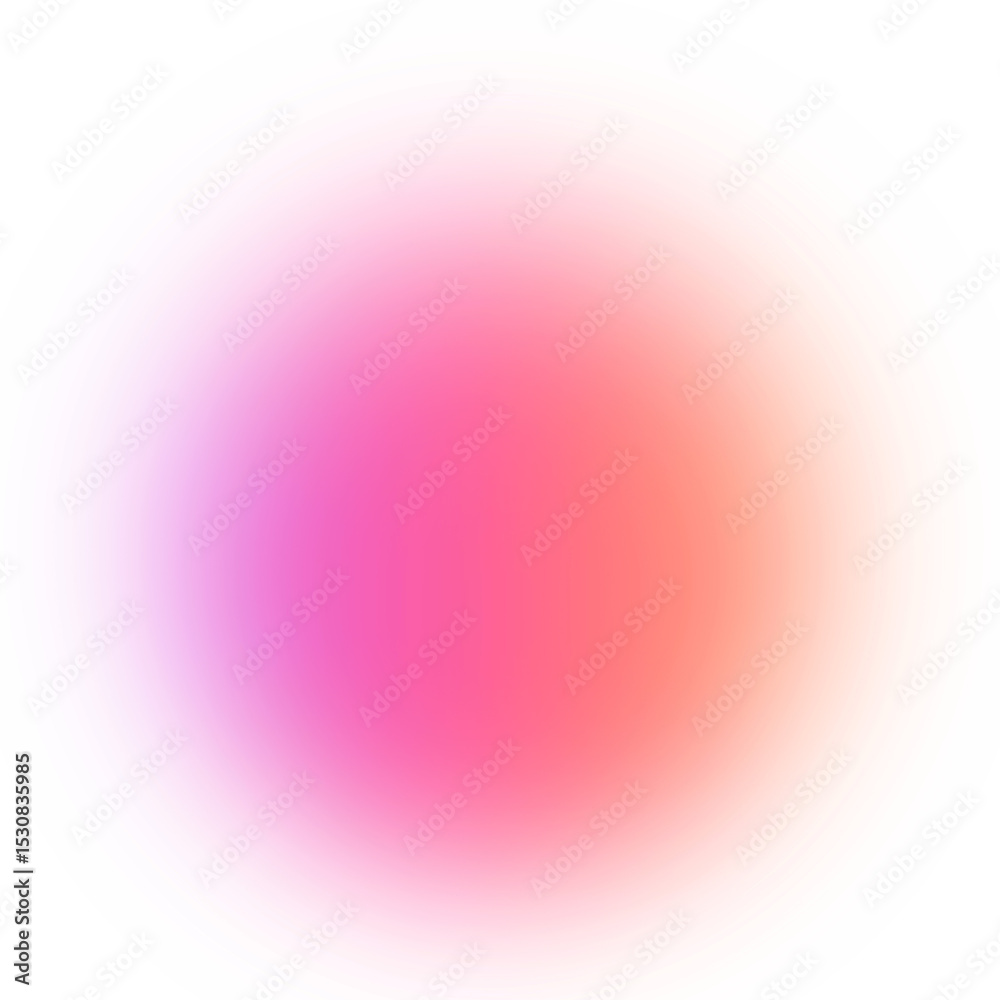 Poster abstract color gradient shape. pink purple orange blurred design element