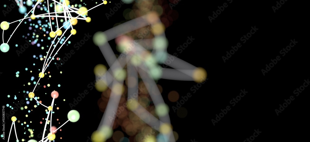 Poster download this vibrant stock photo featuring abstract network connections. perfect for technology, sc