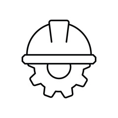 Construction Helmet Vector icon