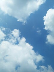 blue sky with clouds