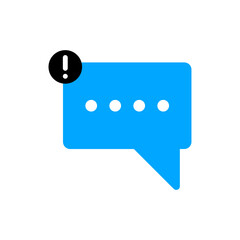 message icon,notification icon isolated on transparent background