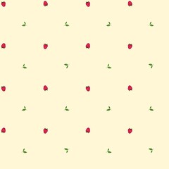 Seamless berry pattern perfect for summer design projects and playful decorations