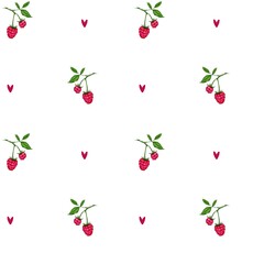 Berry patterns create a seamless background perfect for summer-themed designs