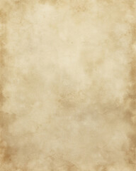 Obraz premium Vintage Aged Parchment Texture in Warm Beige for Background or Design