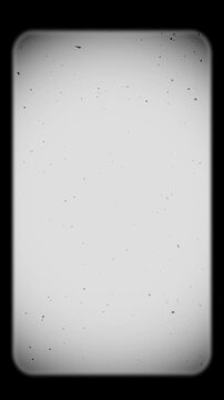 Vintage Retro Film Frame for Vertical Videos on Social Media - Reels and Shorts in 9x16 Format with Visible Grain, Scratches