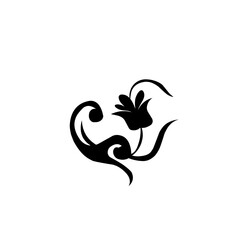 Fototapeta premium floral ornament icon