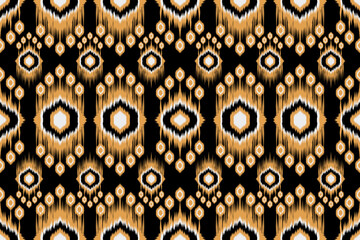 Native Abstract Ikat Pattern. Traditional geometric Ethnic pattern seamless