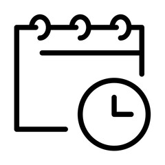 Calendar with Time Circle