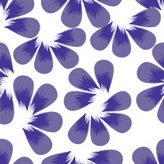 Colorful hand draw flowers seamless pattern. Can be used for fabric textile wallpaper.	