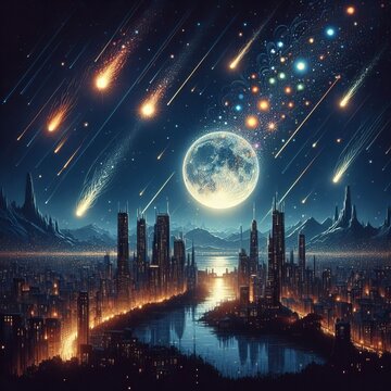 Meteor shower scripting shooting star haikus &ndash; Brief fiery ver