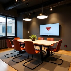 Fototapeta premium Stylish meeting rooms and lounges