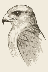 Sketch of a bird eg