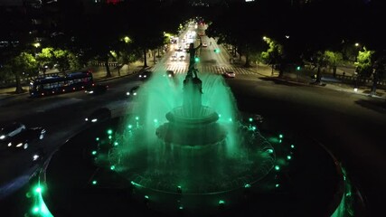 Iluminacion monumentos Ciudad de México por la Copa del mundo de la FIFA 2026