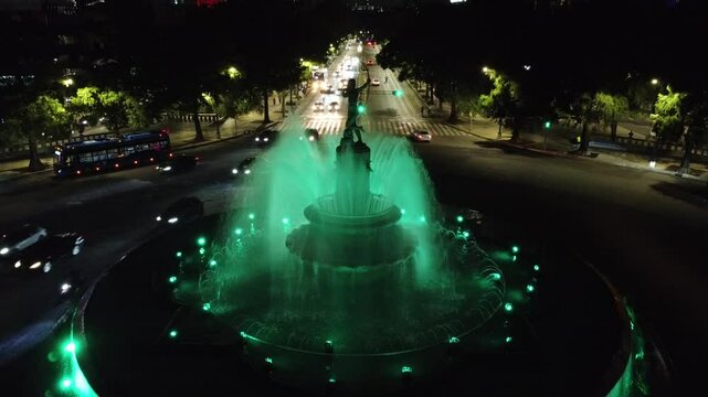 Iluminacion monumentos Ciudad de M&eacute;xico por la Copa del mundo de la FIFA 2026