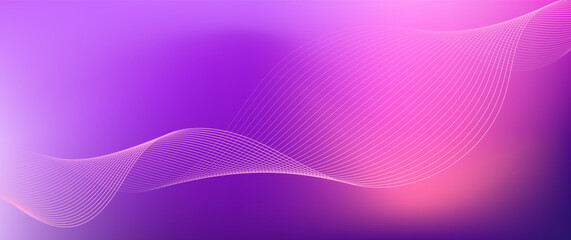 Minimalist soft colorful. Purple gradations. Wave line shape. Premium design. Simple design. Vector illustration. EPS 10