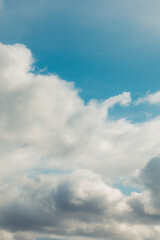 blue sky with clouds