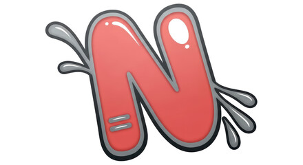 Isolated Letter N