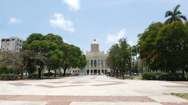 Museum of the Revolution located in the Old Havana section of Havana, Cuba. Located in what used to be the Presidential Palace of all Cuban presidents from Mario Garc&iacute;a Menocal to Fulgencio Batista.