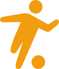 Soccer Training In Fill Icon