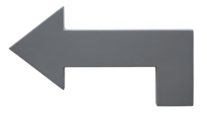 Isolated Left Arrow