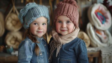 Obraz premium Traditional denim dyes often contain harsh chemicals, whereas eco-dyes offer a gentler alternative, minimizing skin irritation in infants