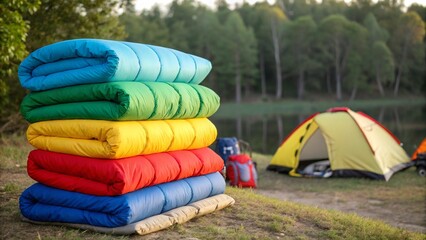 tent in the forest