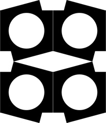 vector seamless pattern with circles seamless dots dot round hexagon element .