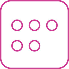 Month Year  In Outline Icon