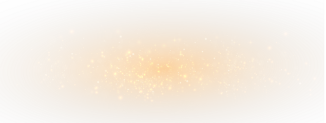 Sparkling light effect with golden glitter magic snow particles flare fantasy background christmas glow card decoration confetti png star texture transparent white illustration design

