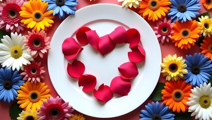 heart of flowers