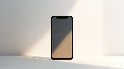 Innovative smartphone design showcased against a clean backdrop highlighting modern technology and minimalist aesthetics