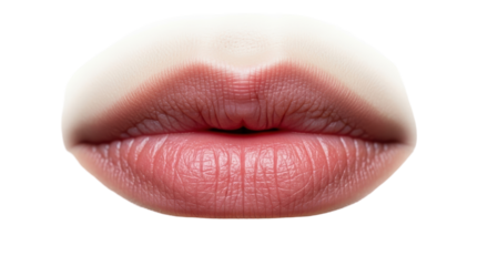 Isolated Woman's Lips